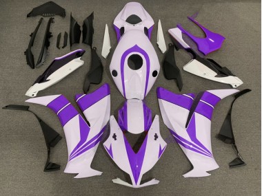 2012-2016 Gloss Purple and White Honda CBR1000RR Motorcycle Fairings