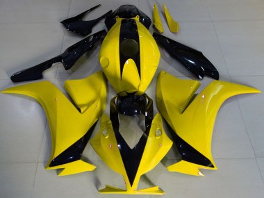 2012-2016 Gloss Yellow and Black Honda CBR1000RR Motorcycle Fairings