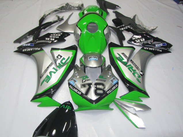 2012-2016 Green Silver Honda CBR1000RR Motorcycle Fairings 2012-2016 Green Silver Honda CBR1000RR Motorcycle Fairings
