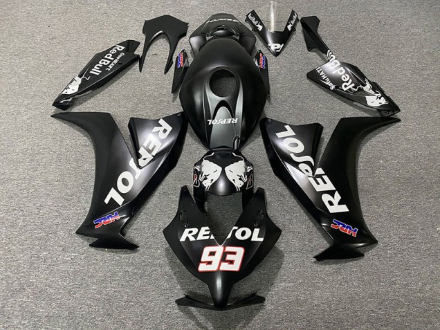 2012-2016 Matte Black Repsol Honda CBR1000RR Motorcycle Fairings 2012-2016 Matte Black Repsol Honda CBR1000RR Motorcycle Fairings