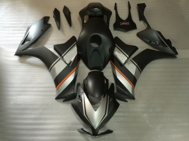 2012-2016 Matte Silver and Black Honda CBR1000RR Motorcycle Fairings