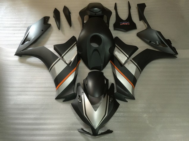 2012-2016 Matte Silver and Black Honda CBR1000RR Motorcycle Fairings 2012-2016 Matte Silver and Black Honda CBR1000RR Motorcycle Fairings