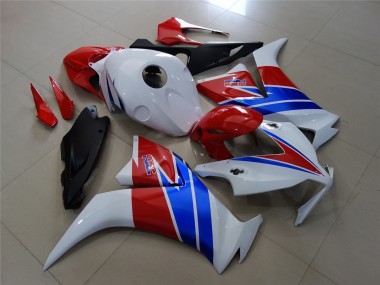 2012-2016 White Red and Blue Honda CBR1000RR Motorcycle Fairings