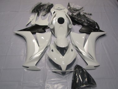 2012-2016 White and Silver Honda CBR1000RR Motorcycle Fairings