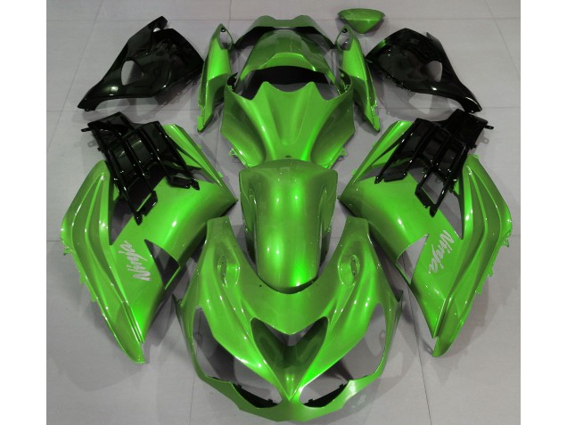 2012-2019 Liquid Green Kawasaki ZX14R Motorcycle Fairings 2012-2019 Liquid Green Kawasaki ZX14R Motorcycle Fairings