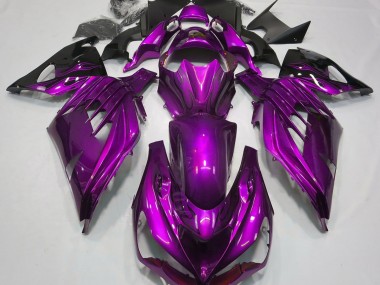 2012-2019 Mood Purple Gloss Kawasaki ZX14R Motorcycle Fairings