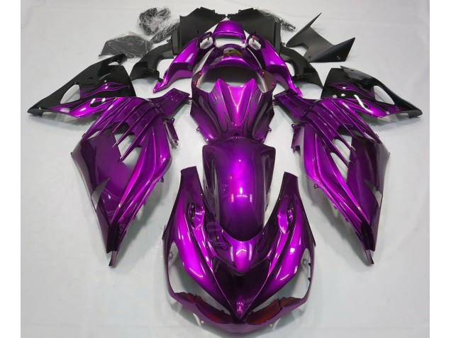 2012-2019 Mood Purple Gloss Kawasaki ZX14R Motorcycle Fairings 2012-2019 Mood Purple Gloss Kawasaki ZX14R Motorcycle Fairings