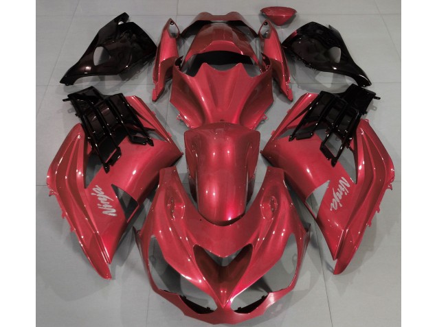2012-2019 Vibrant Red Kawasaki ZX14R Motorcycle Fairings 2012-2019 Vibrant Red Kawasaki ZX14R Motorcycle Fairings