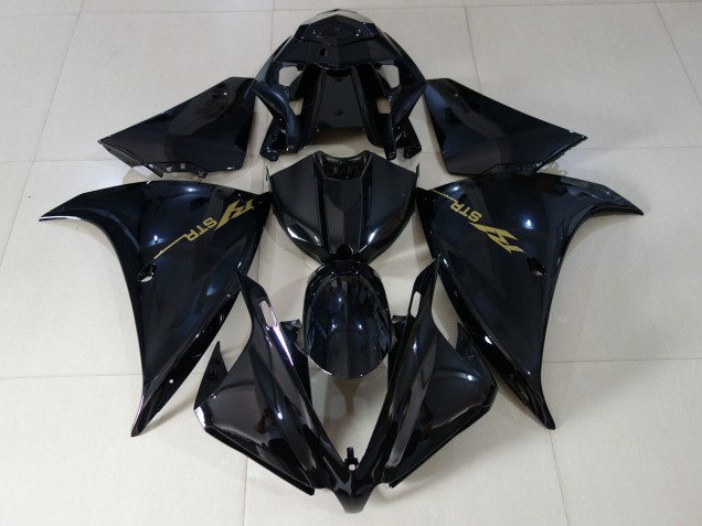 2013-2014 Gloss Black Yamaha R1 Motorcycle Fairings 2013-2014 Gloss Black Yamaha R1 Motorcycle Fairings