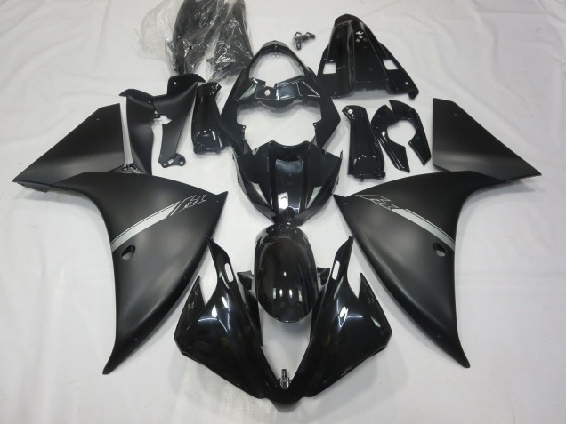 2013-2014 Matte Black Yamaha R1 Motorcycle Fairings 2013-2014 Matte Black Yamaha R1 Motorcycle Fairings