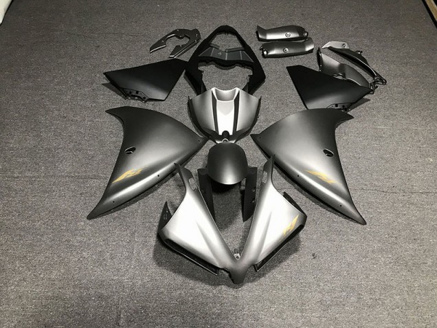2013-2014 Matte Grey Yamaha R1 Motorcycle Fairings 2013-2014 Matte Grey Yamaha R1 Motorcycle Fairings