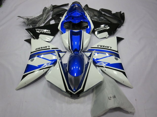2013-2014 Silver White Yamalube Yamaha R1 Motorcycle Fairings 2013-2014 Silver White Yamalube Yamaha R1 Motorcycle Fairings