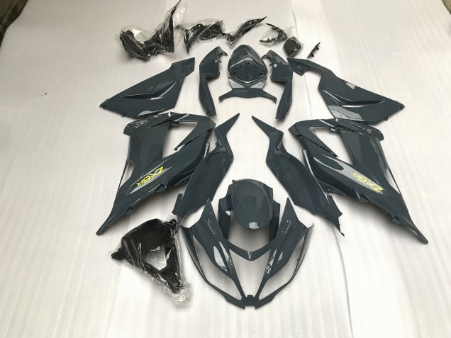 2013-2018 Gloss Grey Kawasaki ZX6R Motorcycle Fairings 2013-2018 Gloss Grey Kawasaki ZX6R Motorcycle Fairings