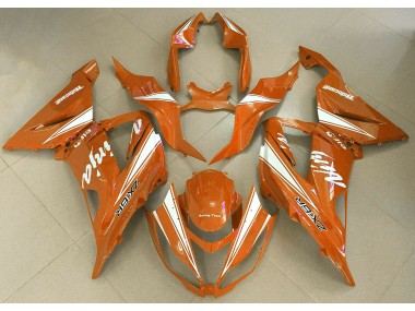 2013-2018 Orange Ninja Kawasaki ZX6R Motorcycle Fairings