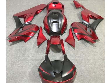 2013-2020 Deep Red & Matte Black Honda CBR600RR Motorcycle Fairings