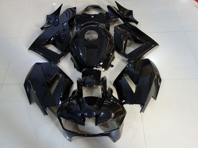 2013-2020 Gloss Black Honda CBR600RR Motorcycle Fairings 2013-2020 Gloss Black Honda CBR600RR Motorcycle Fairings