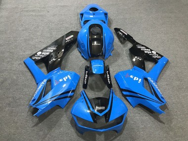 2013-2020 Gloss Blue & Logos Honda CBR600RR Motorcycle Fairings