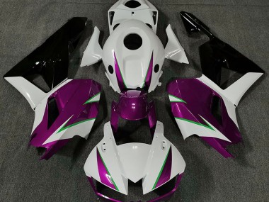 2013-2020 Gloss Pink White and Green Honda CBR600RR Motorcycle Fairings