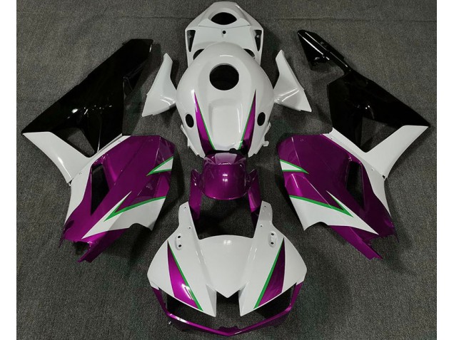 2013-2020 Gloss Pink White and Green Honda CBR600RR Motorcycle Fairings 2013-2020 Gloss Pink White and Green Honda CBR600RR Motorcycle Fairings