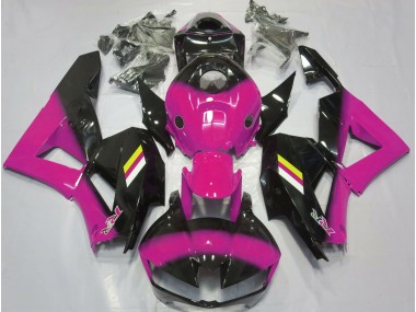 2013-2020 Gloss Pink and Black Fade Honda CBR600RR Motorcycle Fairings