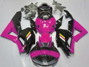 2013-2020 Gloss Pink and Black Fade Honda CBR600RR Motorcycle Fairings