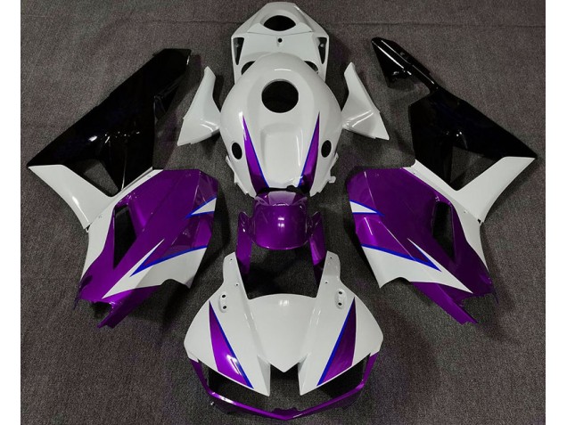 2013-2020 Gloss Purple White and Blue Honda CBR600RR Motorcycle Fairings 2013-2020 Gloss Purple White and Blue Honda CBR600RR Motorcycle Fairings
