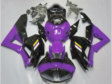 2013-2020 Gloss Purple and Black Fade Honda CBR600RR Motorcycle Fairings