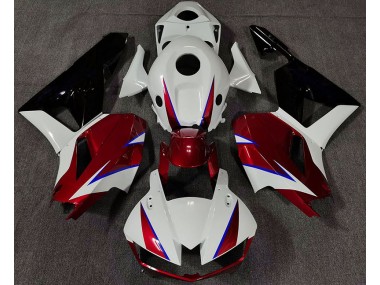 2013-2020 Gloss Red White and Blue Honda CBR600RR Motorcycle Fairings
