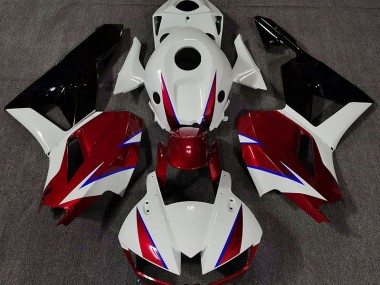 2013-2020 Gloss Red White and Blue Honda CBR600RR Motorcycle Fairings
