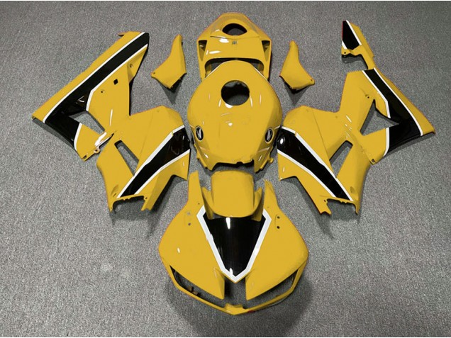 2013-2020 Gloss Yellow and Black Honda CBR600RR Motorcycle Fairings 2013-2020 Gloss Yellow and Black Honda CBR600RR Motorcycle Fairings