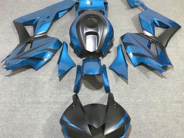 2013-2020 Light Blue and Matte Black Honda CBR600RR Motorcycle Fairings