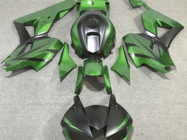 2013-2020 Lizard Green and Matte Black Honda CBR600RR Motorcycle Fairings