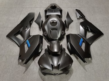 2013-2020 Matte Black w Blue Honda CBR600RR Motorcycle Fairings