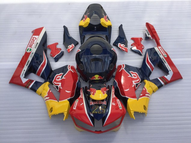 2013-2020 Red and Blue Bull Honda CBR600RR Motorcycle Fairings 2013-2020 Red and Blue Bull Honda CBR600RR Motorcycle Fairings