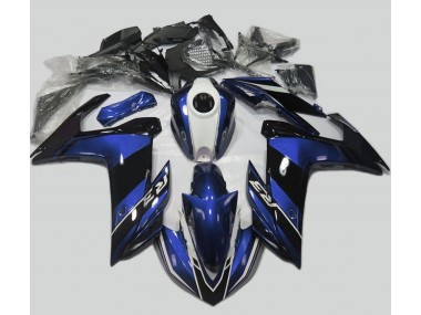 2015-2018 Blue and Gloss Black Yamaha R3 Motorcycle Fairings