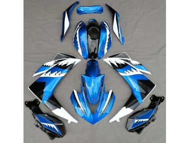 2015-2018 Light Blue Shark Yamaha R3 Motorcycle Fairings