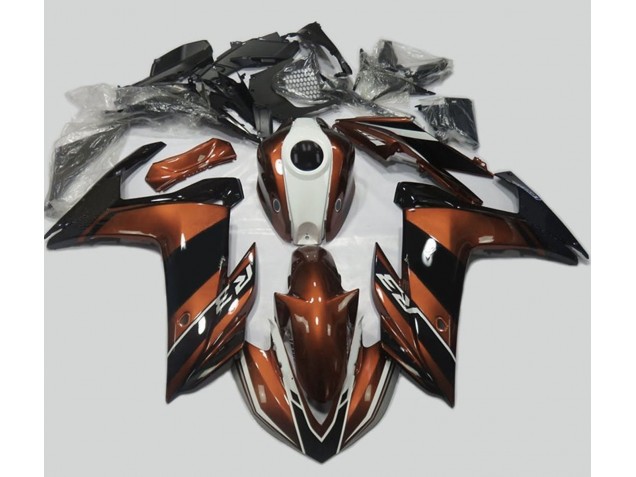 2015-2018 Orange and Gloss Black Yamaha R3 Motorcycle Fairings 2015-2018 Orange and Gloss Black Yamaha R3 Motorcycle Fairings