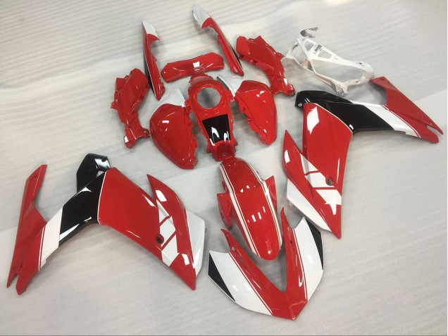 2015-2018 Red and White Gloss Yamaha R3 Motorcycle Fairings 2015-2018 Red and White Gloss Yamaha R3 Motorcycle Fairings