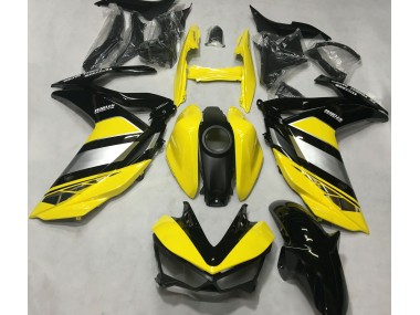 2015-2018 Yellow and Black Gloss Yamaha R3 Motorcycle Fairings