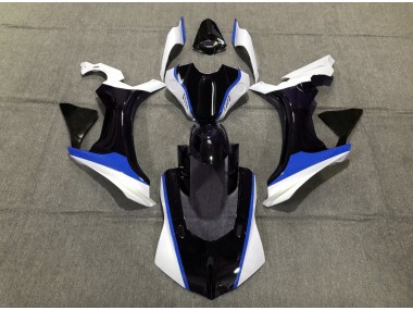 2015-2019 Blue Black and White Yamaha R1 Motorcycle Fairings