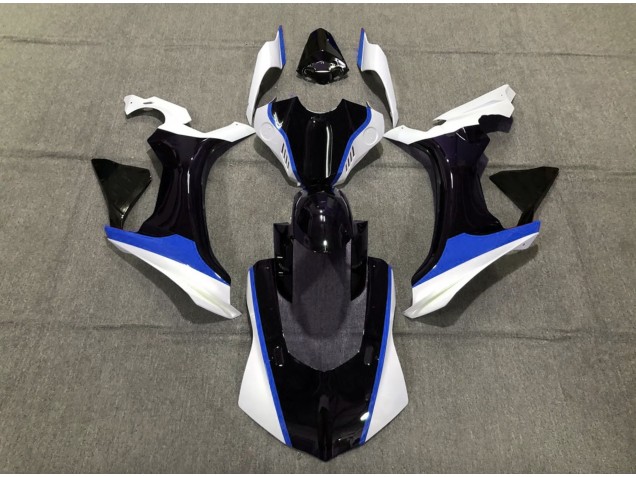 2015-2019 Blue Black and White Yamaha R1 Motorcycle Fairings 2015-2019 Blue Black and White Yamaha R1 Motorcycle Fairings