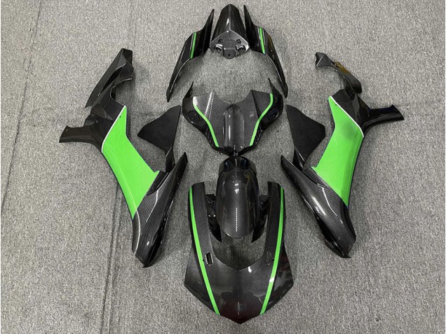 2015-2019 Carbon Fiber & Green Yamaha R1 Motorcycle Fairings 2015-2019 Carbon Fiber & Green Yamaha R1 Motorcycle Fairings