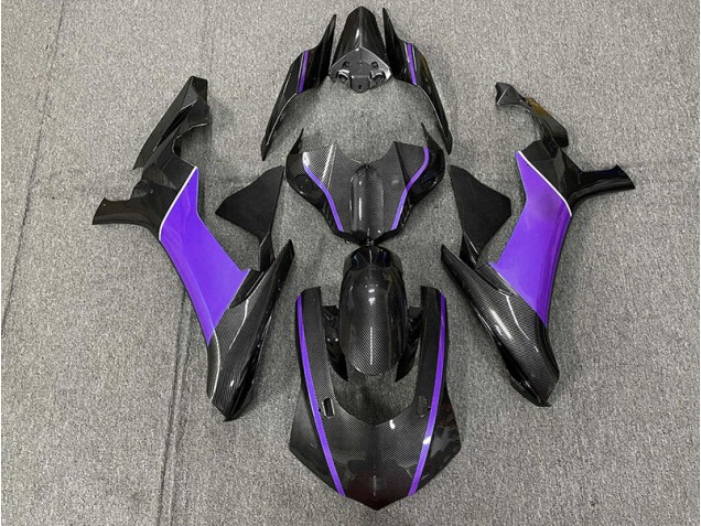 2015-2019 Carbon Fiber & Purple Yamaha R1 Motorcycle Fairings 2015-2019 Carbon Fiber & Purple Yamaha R1 Motorcycle Fairings