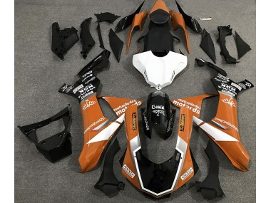 2015-2019 Gloss Orange Logo Style Yamaha R1 Motorcycle Fairings