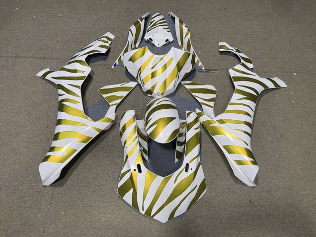 2015-2019 Gold Zebra Yamaha R1 Motorcycle Fairings 2015-2019 Gold Zebra Yamaha R1 Motorcycle Fairings