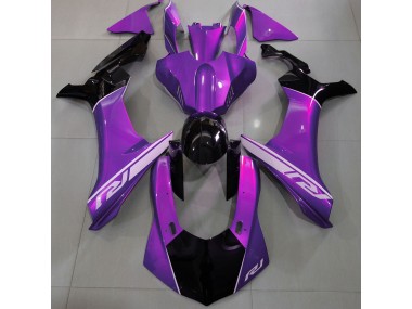 2015-2019 Mood Purple and Black Yamaha R1 Motorcycle Fairings