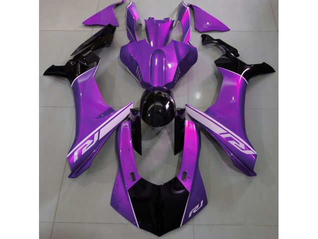 2015-2019 Mood Purple and Black Yamaha R1 Motorcycle Fairings 2015-2019 Mood Purple and Black Yamaha R1 Motorcycle Fairings