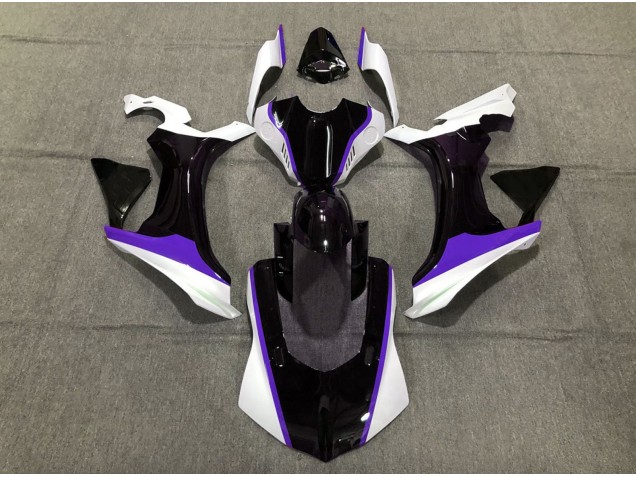 2015-2019 Purple Black and White Yamaha R1 Motorcycle Fairings 2015-2019 Purple Black and White Yamaha R1 Motorcycle Fairings