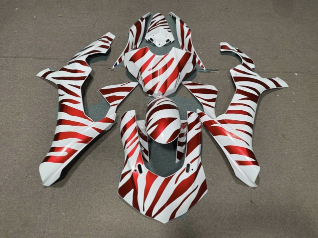 2015-2019 Red Zebra Yamaha R1 Motorcycle Fairings 2015-2019 Red Zebra Yamaha R1 Motorcycle Fairings