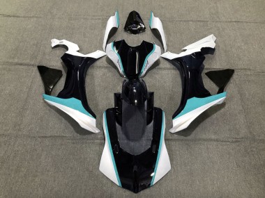2015-2019 Sky Blue Black and White Yamaha R1 Motorcycle Fairings